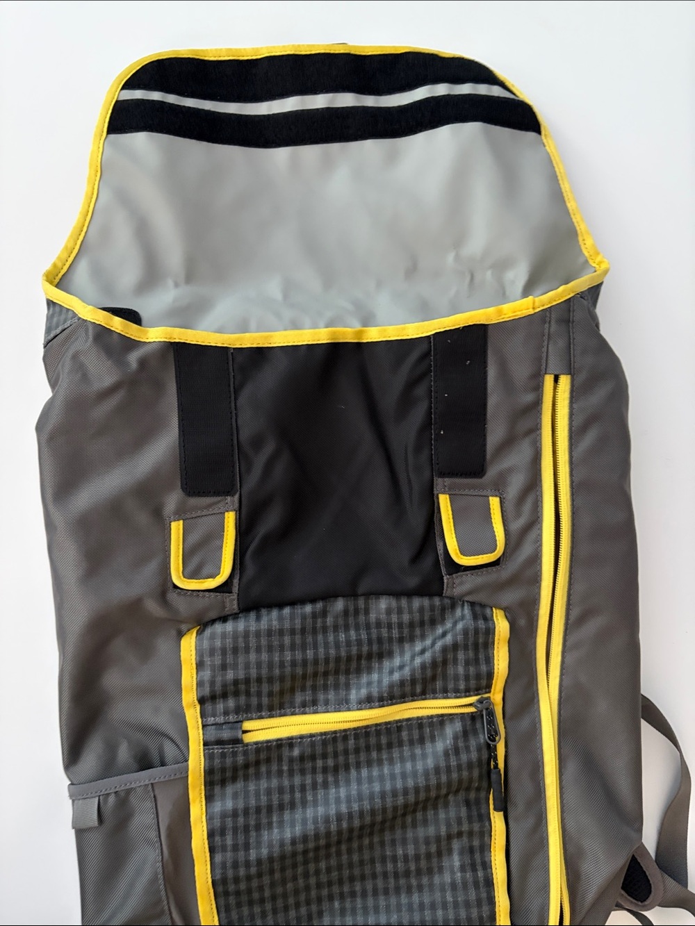 Timbuk2 Phoenix Laptop Backpack Gray Yellow - Picture 8 of 15